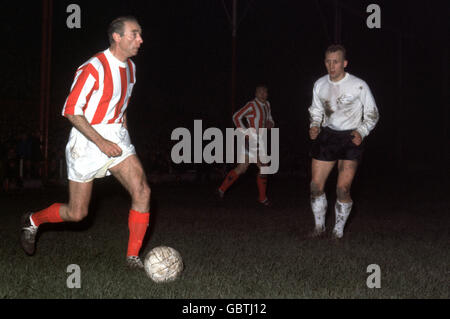 Fußball - Stanley Matthews Testimonial - Stoke City gegen World Stars XI. Stanley Matthews, Stoke City Stockfoto