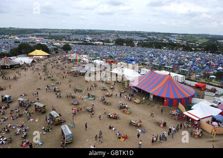 Glastonbury Festival 2009 - Tag 3 Stockfoto