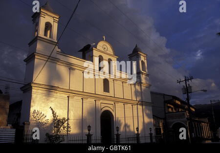 die Churchi n der Altstadt der Stadt Copán in Honduras in Mittelamerika Stockfoto