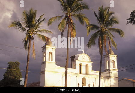 die Churchi n der Altstadt der Stadt Copán in Honduras in Mittelamerika Stockfoto