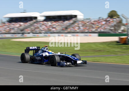 Formel-1-Autorennen - Großer Preis Von Australien - Qualifikation - Albert Park - Melbourne. Williams' Nico Rosberg während des Qualifyings im Albert Park, Melbourne, Australien. Stockfoto