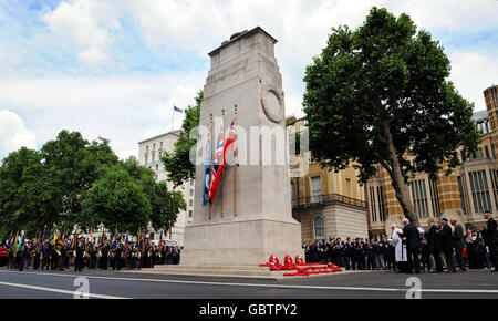 Normandie Veteran Memorial Service Stockfoto