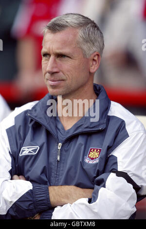 Fußball - Coca-Cola Football League Championship - Nottingham Forest gegen West Ham United. Alan Pardew, Manager von West Ham United Stockfoto