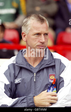 Fußball - Coca-Cola Football League Championship - Nottingham Forest gegen West Ham United. Alan Pardew, Manager von West Ham United Stockfoto