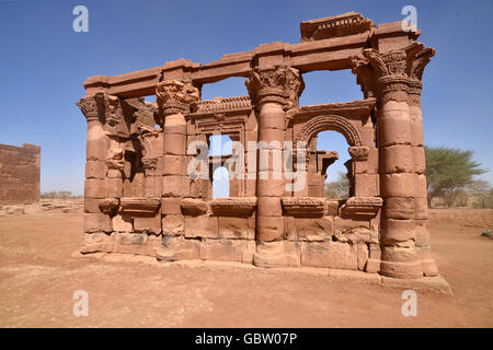 Afrika, Sudan, Naga, der römische kiosk Stockfoto