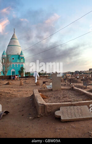 Afrika, Sudan, Omdurman, Hamid El-Nil-Moschee Stockfoto