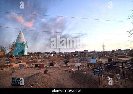 Afrika, Sudan, Omdurman, Hamid El-Nil-Moschee Stockfoto