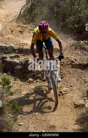 Cross Country Mountainbiking - Olympische Spiele Athen 2004 - Mens Stockfoto