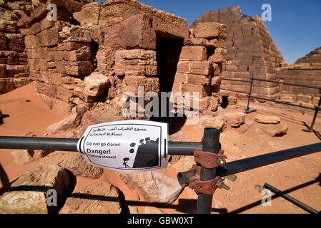 Afrika, Sudan, Nubia, Pyramiden von Meroe Stockfoto