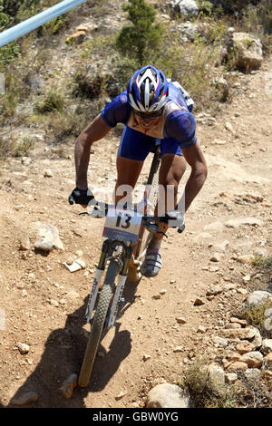 Cross Country Mountainbiking - Olympische Spiele Athen 2004 - Mens Stockfoto