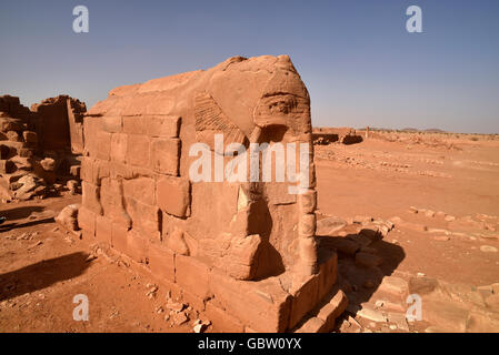 Afrika, Sudan, Musawwarat, antiken Tempel Stockfoto