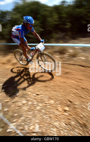 Cross Country Mountainbiking - Olympische Spiele Athen 2004 - Mens Stockfoto