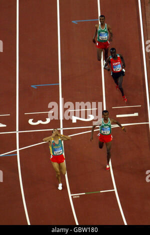 Leichtathletik - Athen Olympische Spiele 2004 - 5000 m Männer - Finale Stockfoto