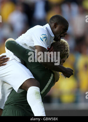 Fußball - UEFA unter 21 EM - Halbfinale - England V Schweden - Gamla Ullevi Stockfoto