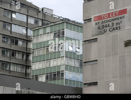 Rezession im ersten Quartal des Jahres verschlechtert Stockfoto