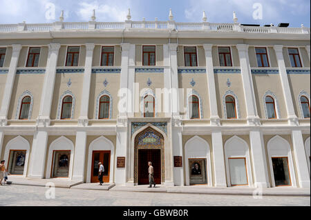 Reisestacks - Baku - Aserbaidschan. Gesamtansicht des Nationalmuseums in Baku, Aserbaidschan Stockfoto