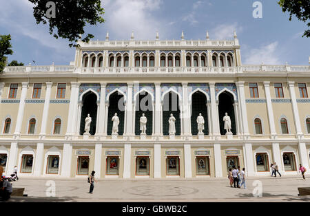 Lager - Baku - Aserbaidschan Reisen Stockfoto