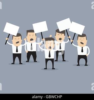 Gruppe von Personen tragen. Stock Vektor