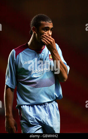 Fußball - Barclaycard Reserve League South - Charlton Athletic gegen West Ham United. Anton Ferdinand, West Ham United Stockfoto