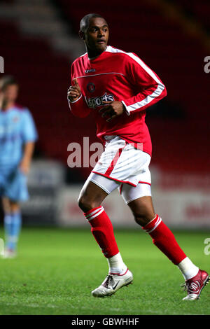 Fußball - Barclaycard Reserve League South - Charlton Athletic gegen West Ham United. Shaun Bartlett, Charlton Athletic Stockfoto