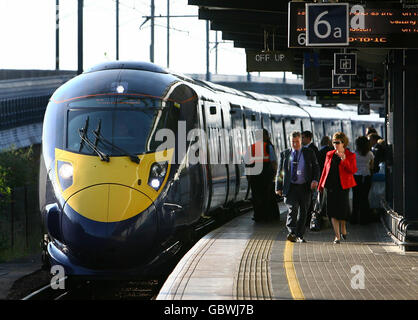 Neuer Speer Zug Stockfoto