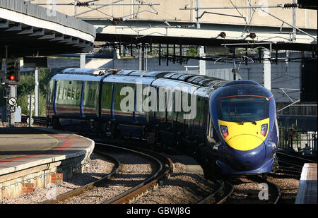 Neuer Speer Zug Stockfoto