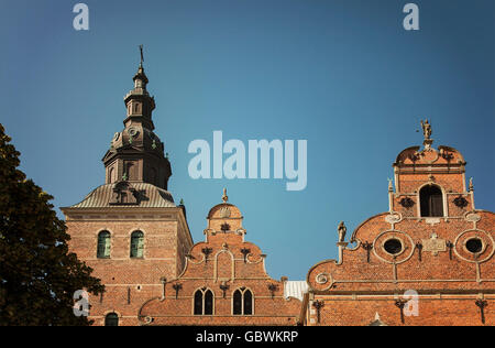 Bild der Holy Trinity Church in Kristianstad, Schweden. Stockfoto