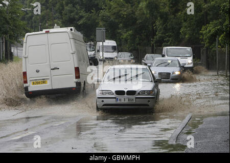 Hochwasser in Irland Stockfoto