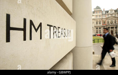 HM Treasury building Stockfoto