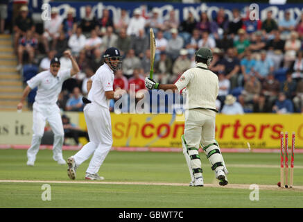 Kricket - der Asche 2009 - Npower erste Test - Tag 3 - England V Australien - Sophia Gärten Stockfoto