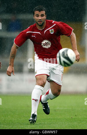 Fußball - Vorbereitungsspiel - Hereford United gegen Bristol City - Edgar Street Athletic Boden Stockfoto