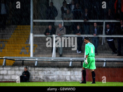 Fußball - Vorbereitungsspiel - Hereford United gegen Bristol City - Edgar Street Athletic Boden Stockfoto