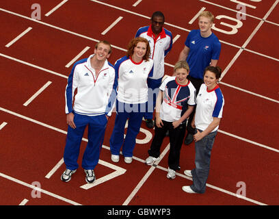 Paralympics - britischen Paralympic Verbandes Pressekonferenz - University of Bath Sport Berufsbildungsdorf Stockfoto