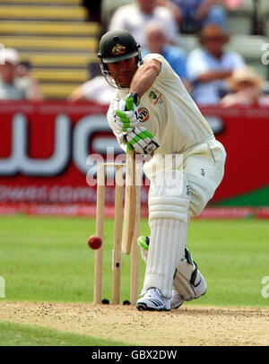 Cricket - International Tour Match - England Lions gegen Australien - New Road. Ricky Ponting in Australien bei einem Spiel auf der International Tour in New Road, Worcester. Stockfoto