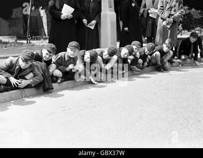 Freizeit - Pfadfinder Soap Box Derby Stockfoto
