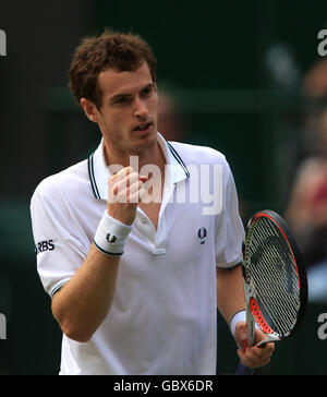 Tennis - Wimbledon Championships 2009 - Day Eleven - The All England Lawn Tennis and Croquet Club. Andy Murray, Großbritannien Stockfoto