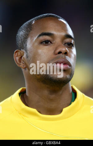 Fußball - FIFA-Konföderationen-Pokal 2009 - Halbfinale - Brasilien gegen Südafrika - Ellis Park. Robinhound, Brasilien Stockfoto