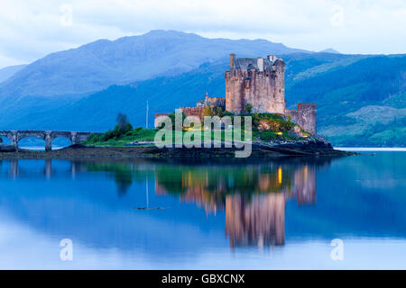 Eilean Donan Castle, Dornie, Highlands, Schottland Stockfoto