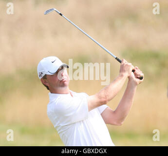 Golf - The Open Championship 2009 - Übungsrunde - Tag Drei - Turnberry. Lucas Glover aus den USA während einer Übungsrunde im Turnberry Golf Club, Ayrshire. Stockfoto