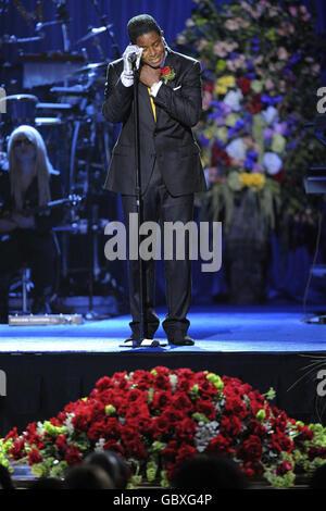 Michael Jackson Memorial Service Stockfoto