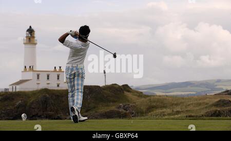 Golf - The Open Championship 2009 - Round One - Turnberry Golf Club. Ryo Ishikawa in Aktion am ersten Tag der Open Championship im Turnberry Golf Club. Stockfoto