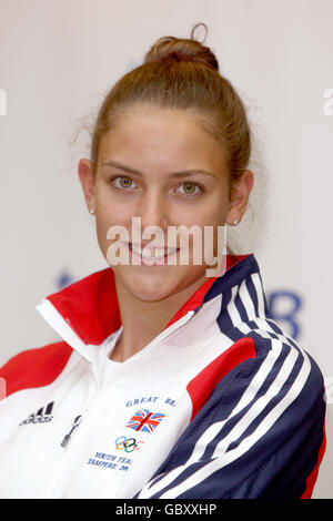 Olympia - Youth Olympic Festival Media Call - Heathrow Flughafen Stockfoto