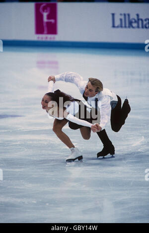 Winter Olympiade - Lillehammer - Ice Dance Paare - 1994 Stockfoto