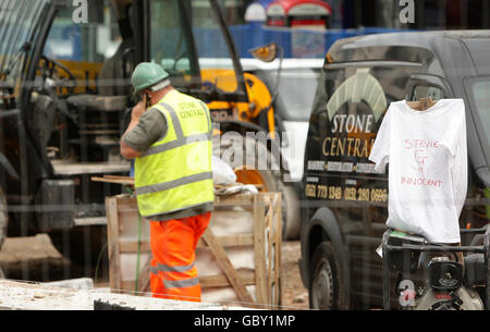 Steven Gerrard Gerichtsverfahren Stockfoto