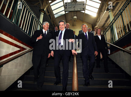 Gordon Brown in Wales Stockfoto