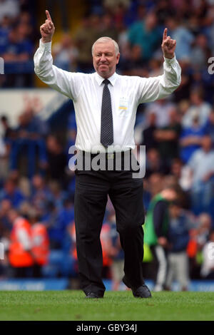 Fußball - FA Barclaycard Premiership - Chelsea gegen Manchester United Stockfoto