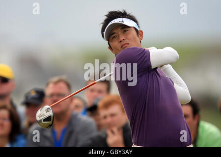 Golf - The Open Championship 2009 - Runde Drei - Turnberry Golf Club. Der japanische Ryuji Imada in der dritten Runde in Aktion Stockfoto