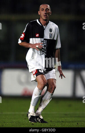 Fußball - Italienische Serie A - Brescia V Siena. Bruno Cirillo, Siena Stockfoto