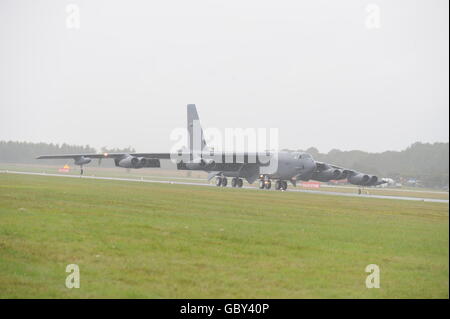 Boeing B-52H Stratofortress der 20. Bombenschwadron, USAF Air Combat Command, Barksdale AFB beim Royal International Air Tattoo bei RAF Fairford, Gloucestershire. Stockfoto