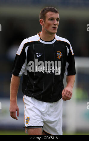 Fußball - vor der Saison freundlich - Telford United / Port Val - Bucks Head Stadium. Lee Collins, Port-Van Stockfoto